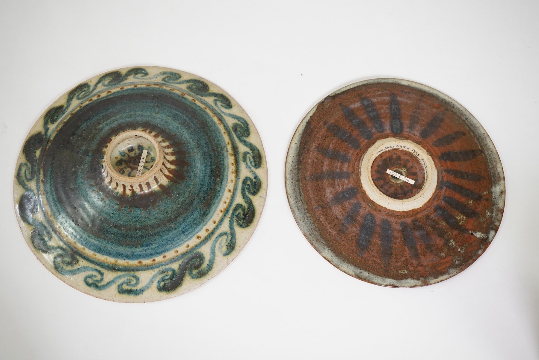 Eric James Mellon (1925-2014): A small group of studio pottery wares